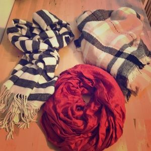 Three scarfs